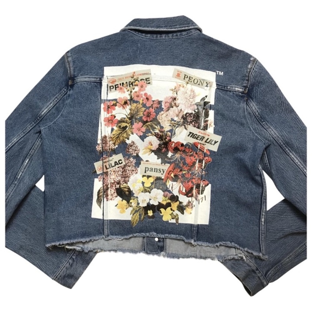 Off-White Virgil Abloh Flowershop Denim Jacket